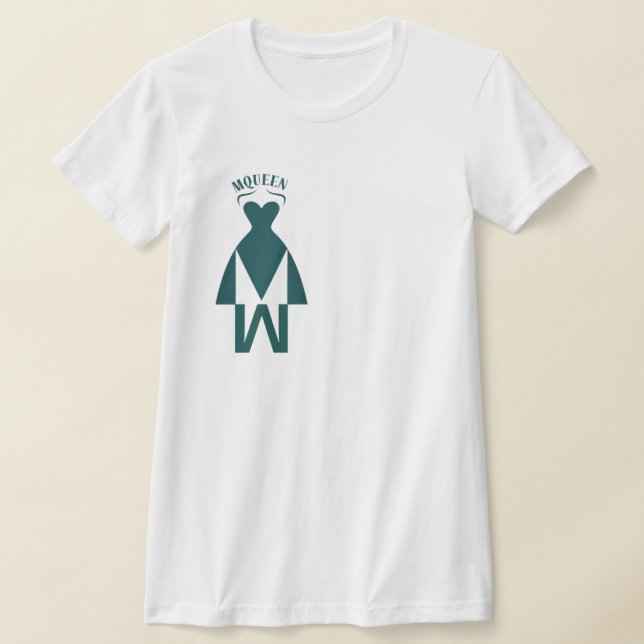 Emerald Gown Silhouette T Shirt (Laydown)