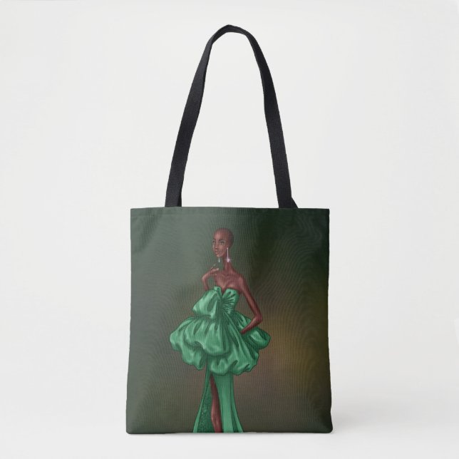 Emerald Gown Tote Tygkasse (Framsida)
