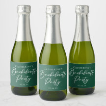 Emerald Green Bachelorette Party Personalized Mini