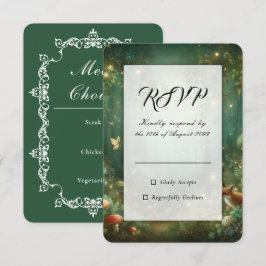 Emerald Green Enchanted Forest Wedding OSA Kort
