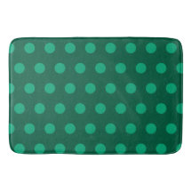 Emerald Green Polka Dots