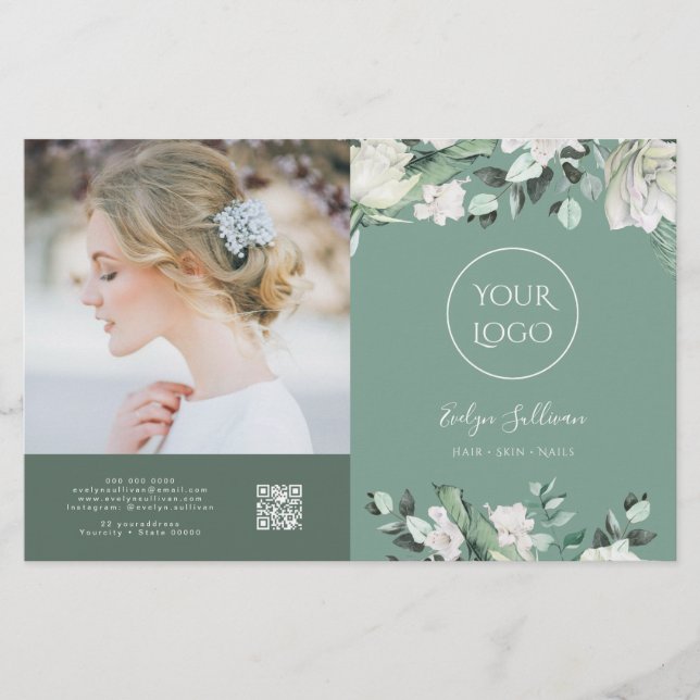 emerald grey bifold brochure (Framsida)