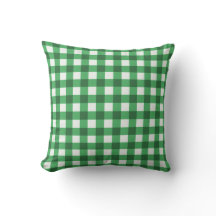 Emerald Grönt Basic Gingham Checkered Mönster
