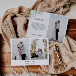 Emerald Grönt Bröllop - tackkort Inbjudningar