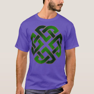 Emerald Grönt Celtic Gaelic Knot for St. T Shirt