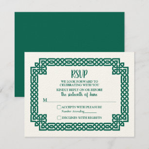 Emerald Grönt Celtic Knot Claddagh Bröllop OSA