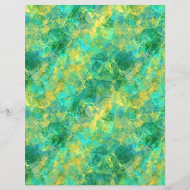 Emerald Grönt Crumged Struktur (Framsida)