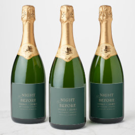 Emerald Grönt Elegant Natten före Bröllop