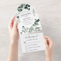 Emerald Grönt Eucalyptus Greenery Bröllop OSA