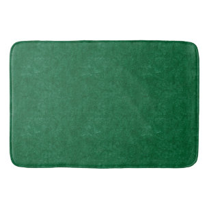 Emerald grönt Faux Velvet struktur Badrumsmatta