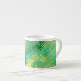 Emerald Grönt Glassy Struktur Espressomugg