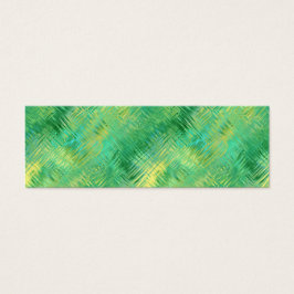 Emerald Grönt Glassy Struktur Litet Visitkort