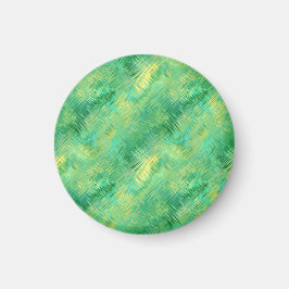 Emerald Grönt Glassy Struktur Magnet