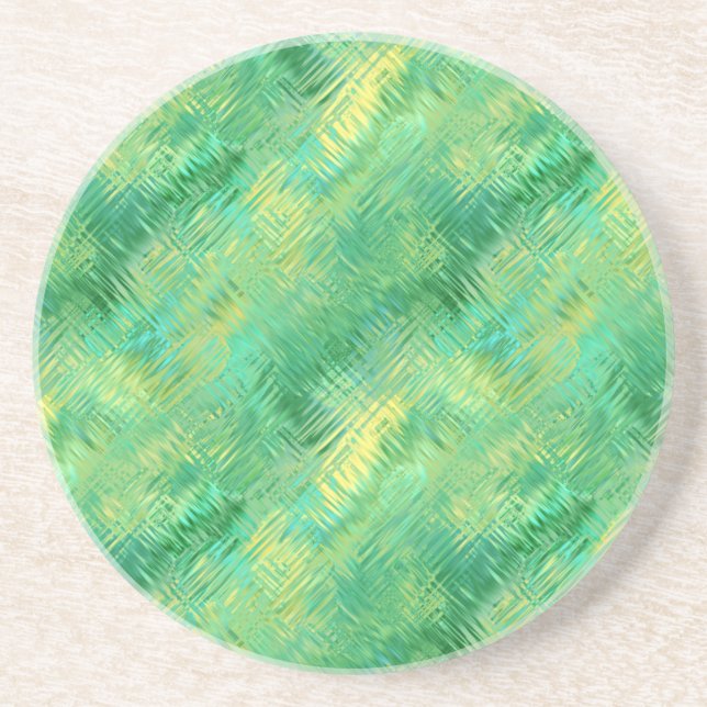 Emerald Grönt Glassy Struktur Underlägg (Framsidan)