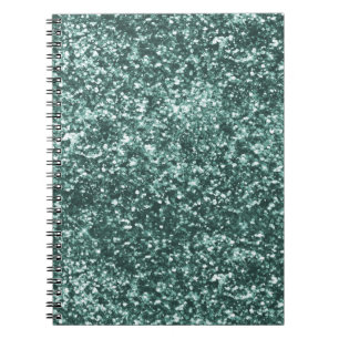 Emerald Grönt Gnistra Glitter Anteckningsbok