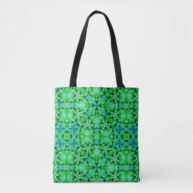 Emerald Grönt Graphic Design for Tote Bag Tygkasse (Framsida)