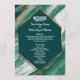 Emerald Grönt Guld Abstrakt Agate Marble Program