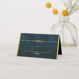 Emerald Grönt Guld Fairy Tale Whimsisical Place Placeringskort