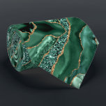 Emerald Grönt Guld Glitter Sparkly Neck Tie Slips<br><div class="desc">Neck Tie med Agate Grönt Guld Geode Marble Emerald Sparkly Personlig Birthday - Anniury or Bröllop Ties / Gift - or Add Your Name - Text - make your Speciell Gift - Resize and move or remove and add text / inslag with Customization verktyg. Utformning efter MIGNED. Se mina andra...</div>