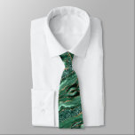 Emerald Grönt Guld Glitter Sparkly Tie Slips<br><div class="desc">Neck Tie med Agate Grönt Guld Geode Marble Emerald Sparkly Personlig Birthday - Anniury or Bröllop Ties / Gift - or Add Your Name - Text - make your Speciell Gift - Resize and move or remove and add text / inslag with Customization verktyg. Utformning efter MIGNED. Se mina andra...</div>