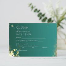 Emerald grönt guld jewel tones bröllop