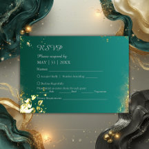 Emerald grönt guld jewel tones bröllop