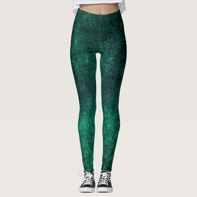 Emerald Grönt Leggings (Framsida)