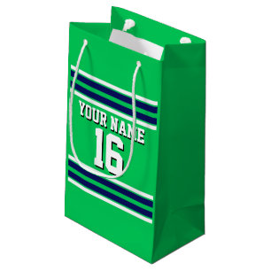 Emerald Grönt med Navy White Rand Team Jersey