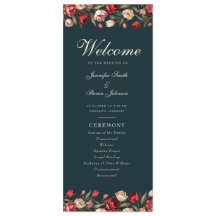 Emerald Grönt och Red Tulip Bröllop