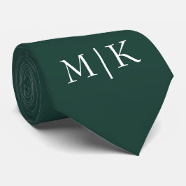Emerald Grönt och White | Modern Monogram Slips