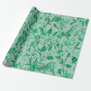 Emerald grönt på skulpturen struktur presentpapper