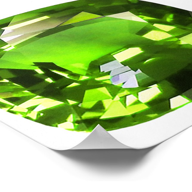 Emerald Grönt Poster (Hörn)