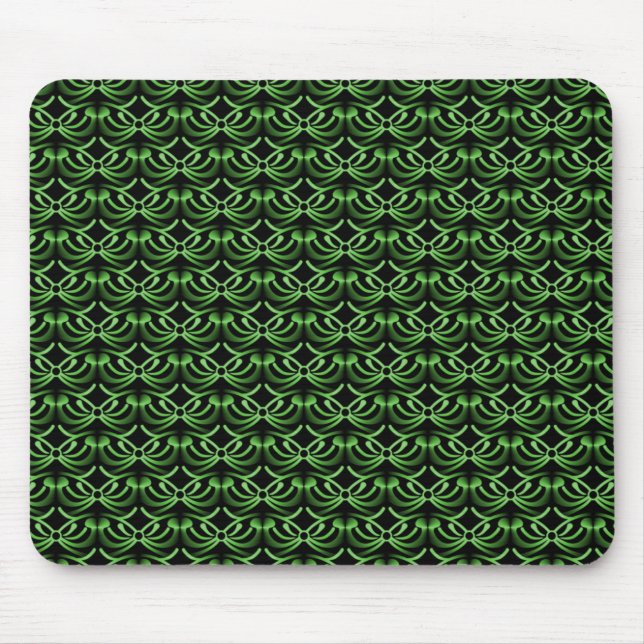 Emerald Grönt Radiant Elegance Mousepad Musmatta (Framsidan)