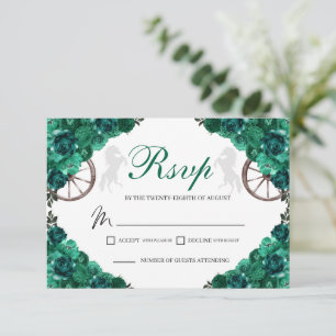 Emerald Grönt Ro Western Quinceanera OSA kort