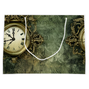 Emerald Grönt Rustic Steampunk Clock (4)