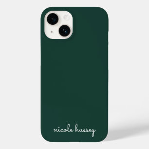 Emerald Grönt Script   Modern Snyggt Monogram