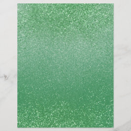 Emerald Grönt Shimmer Glitter Dust Scrapbook Pappe