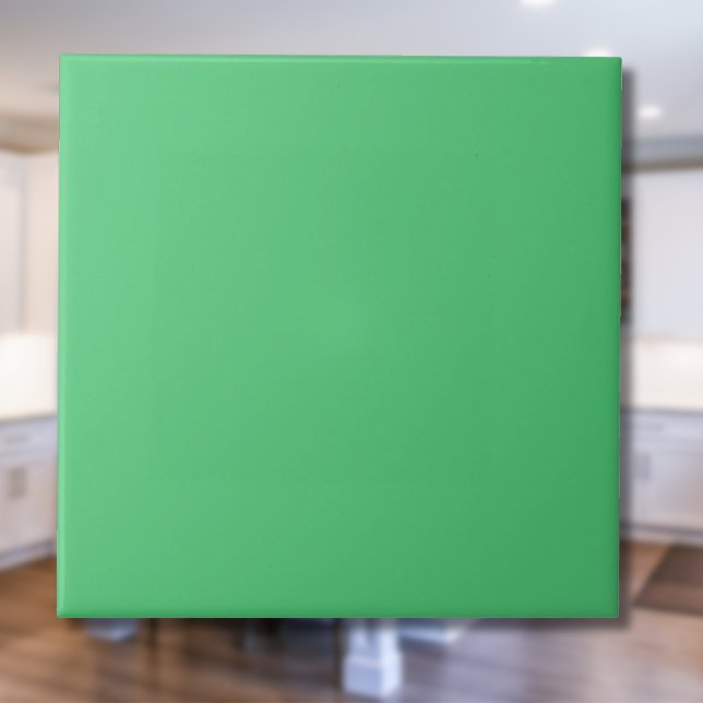 Emerald Grönt Solid Färg | Klassisk | ELEGANT Kakelplatta (Skapare uppladdad)
