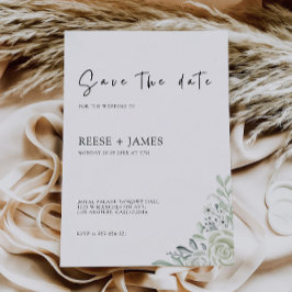 Emerald Grönt Spara datummallen Inbjudningar