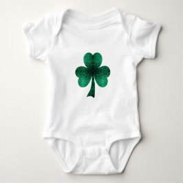 Emerald Grönt Sparkles Shamrock Klöver St Pat Day Tröja