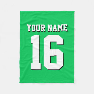 Emerald Grönt Sports Jersey Team Jersey Fleecefilt