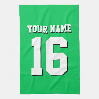 Emerald Grönt Sports Jersey Team Jersey Kökshandduk