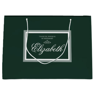Emerald grönt stor presentväska
