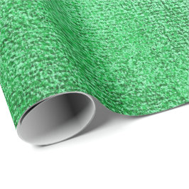 Emerald Grönt Tropica Intense Paint Linen Metallic Presentpapper