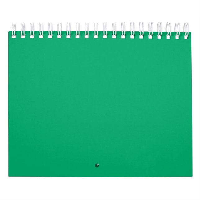 Emerald Grönt Wall Calendar - Anpassad design Kalender (Omslag)