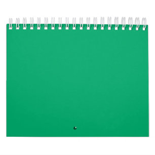 Emerald Grönt Wall Calendar - Anpassad design Kalender