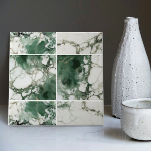 Emerald Grönt Wall Decor Modern Chic Mosaic Kakelplatta