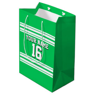 Emerald Grönt White Team Jersey Anpassningsbar Num
