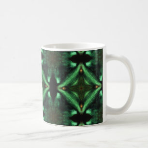 Emerald grönts diamanter Gorgous geometric Art Cer Kaffemugg