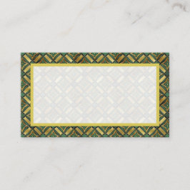 Emerald & Guld Art Deco Placeringskort